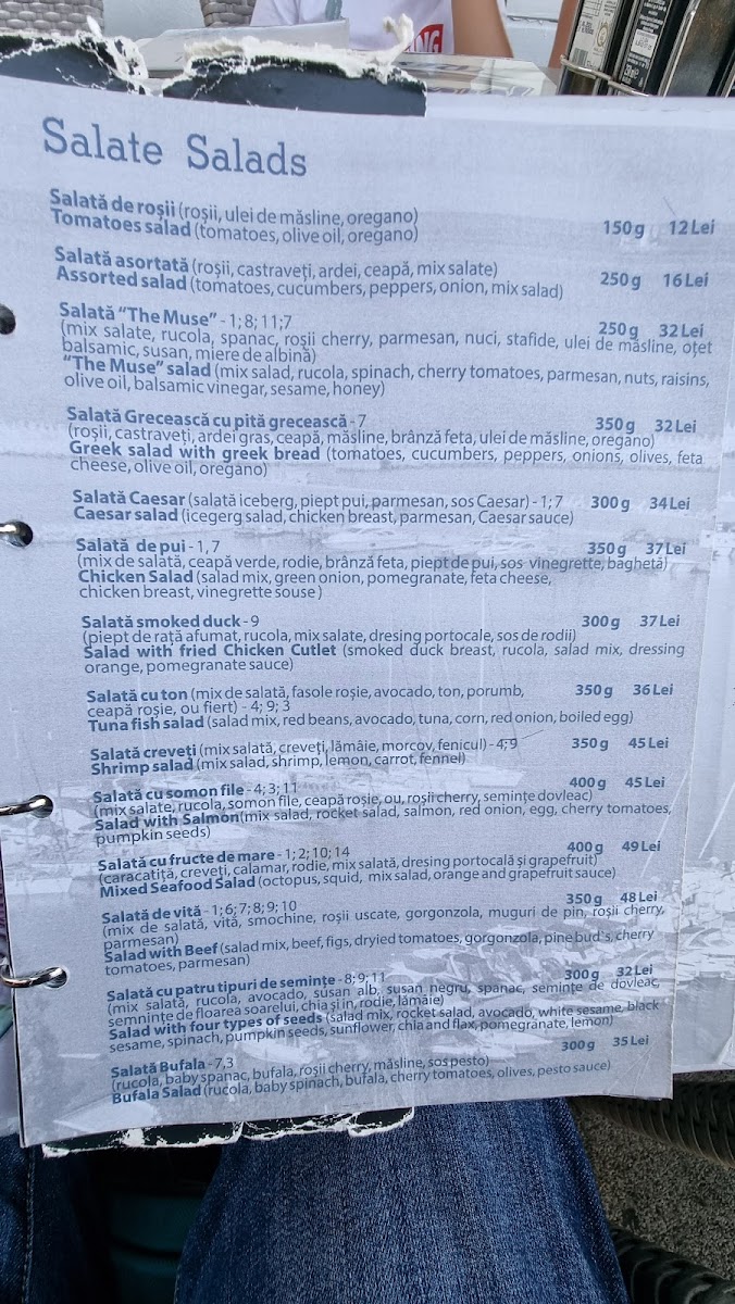 The Muse - Restaurant Menu - Image 4